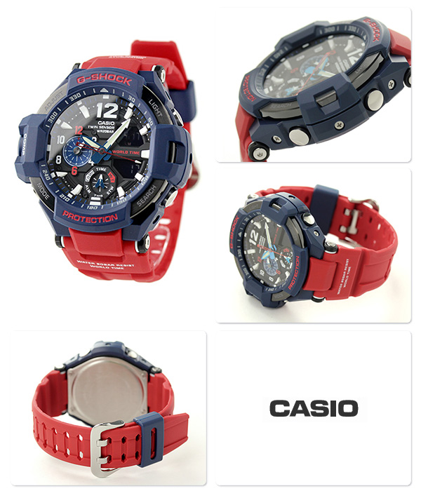 Casio GA-1100-2ADR G-Shock Erkek Kol Saati