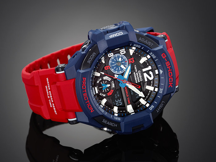 Casio GA-1100-2ADR G-Shock Erkek Kol Saati