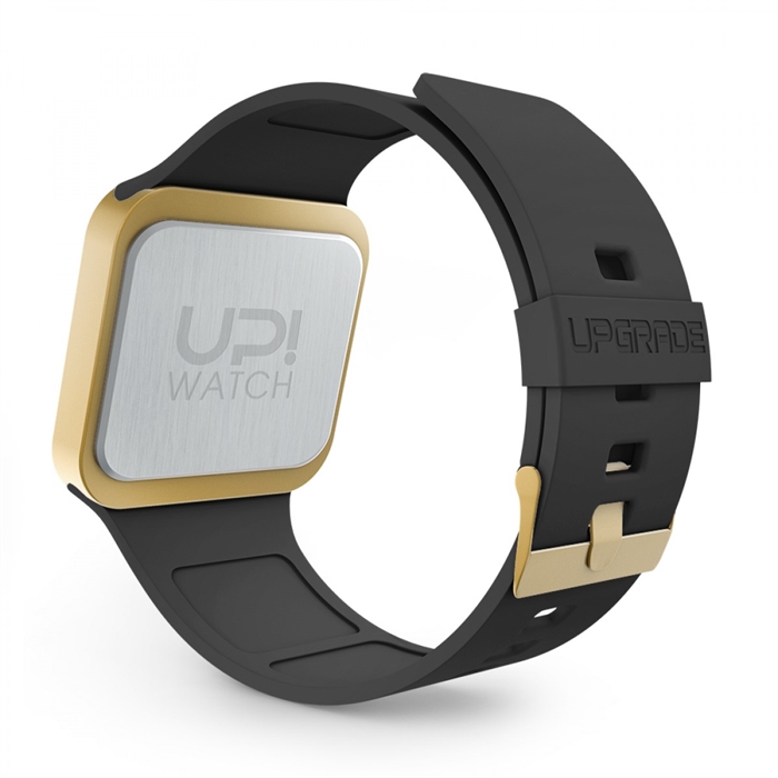 Upwatch İsim Yazılabilir Upgrade Matte Gold And Black Strap Unısex Kol Saati