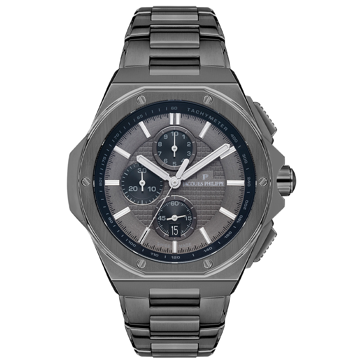 Jacques Philippe Swiss Made JPQGC048347B Erkek Kol Saati