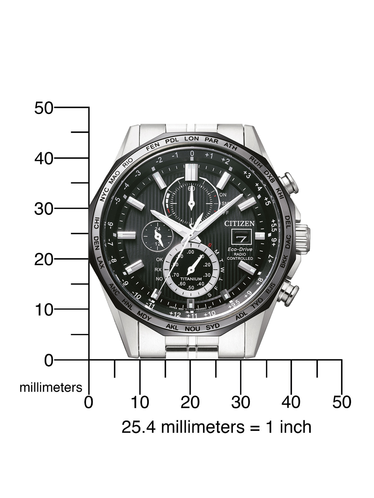Citizen Eco-Drive Radio Controlled Titanyum AT8218-81E