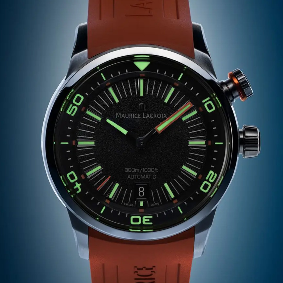 Maurice Lacroix PONTOS S DIVER Automatic ML-PT6248SS00L330-J Erkek Kol Saati ve Yedek Kordon