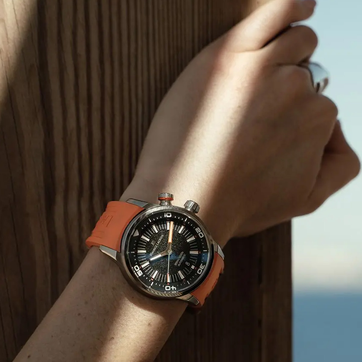 Maurice Lacroix PONTOS S DIVER Automatic ML-PT6248SS00L330-J Erkek Kol Saati ve Yedek Kordon