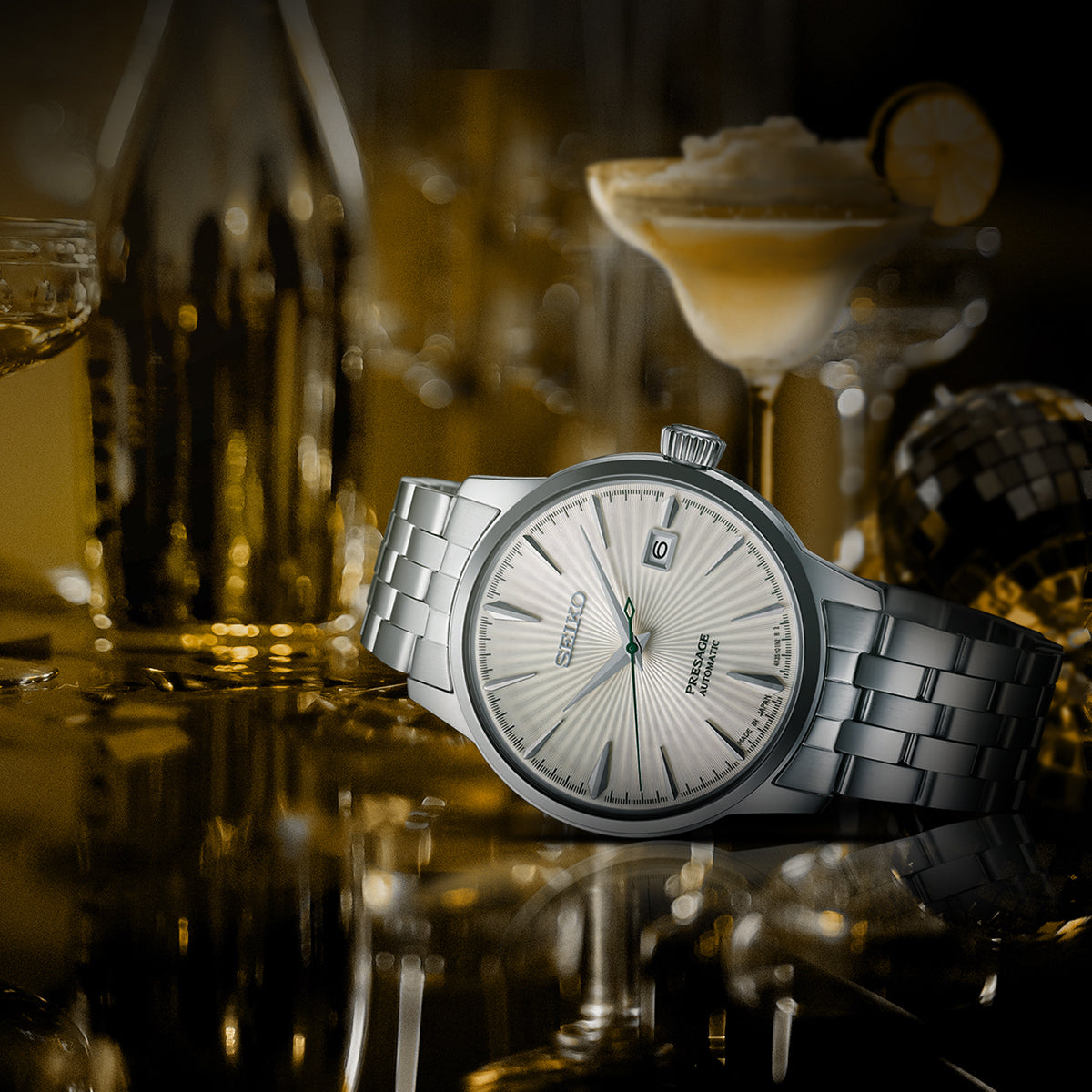 Seiko Presage Automatic Cocktail Time The Martini SRPG23J1 Erkek Kol Saati