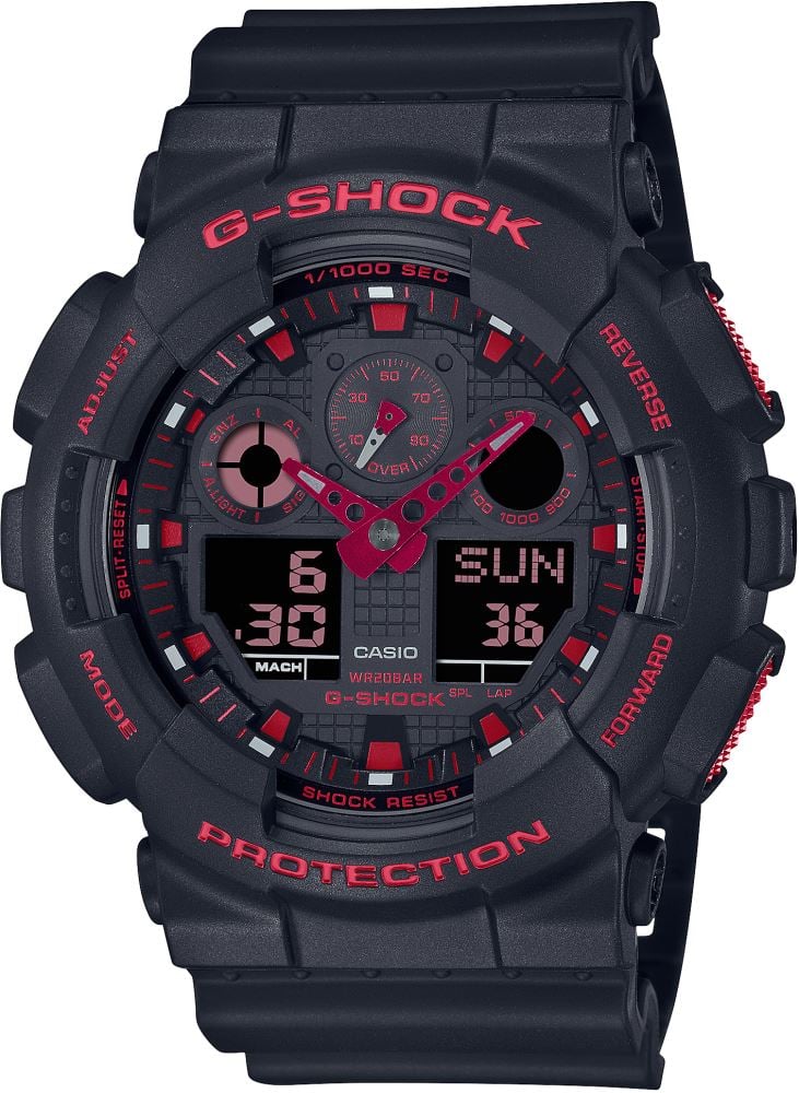 Casio G-SHOCK GA-100BNR-1ADR Erkek Kol Saati