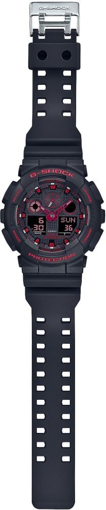 Casio G-SHOCK GA-100BNR-1ADR Erkek Kol Saati