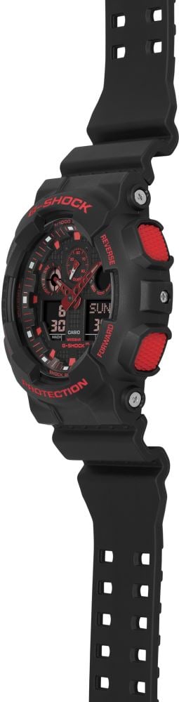 Casio G-SHOCK GA-100BNR-1ADR Erkek Kol Saati
