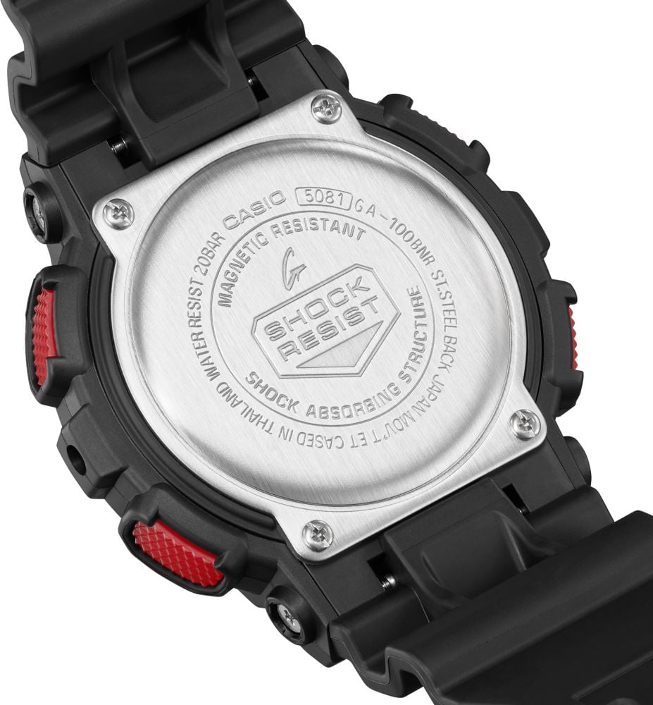 Casio G-SHOCK GA-100BNR-1ADR Erkek Kol Saati