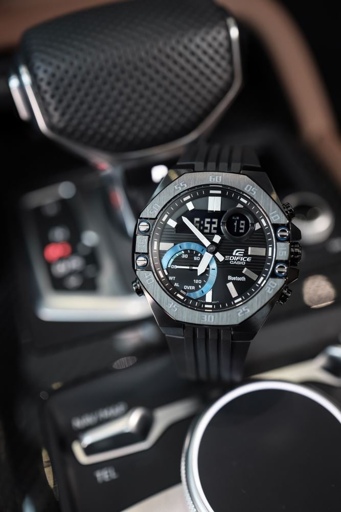 Casio Edifice ECB-10PB-1ADF Telefon Bluetooth Bağlantılı