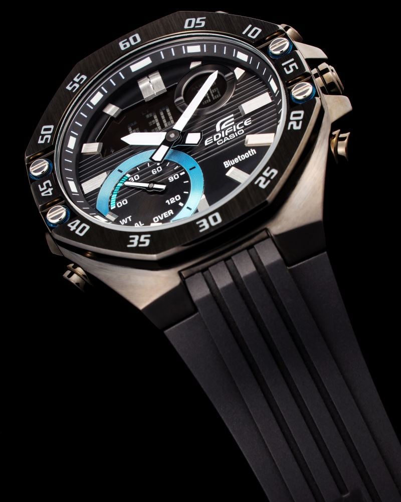 Casio Edifice ECB-10PB-1ADF Telefon Bluetooth Bağlantılı