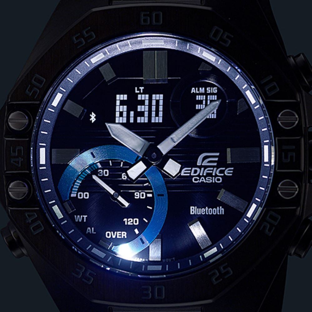 Casio Edifice ECB-10PB-1ADF Telefon Bluetooth Bağlantılı