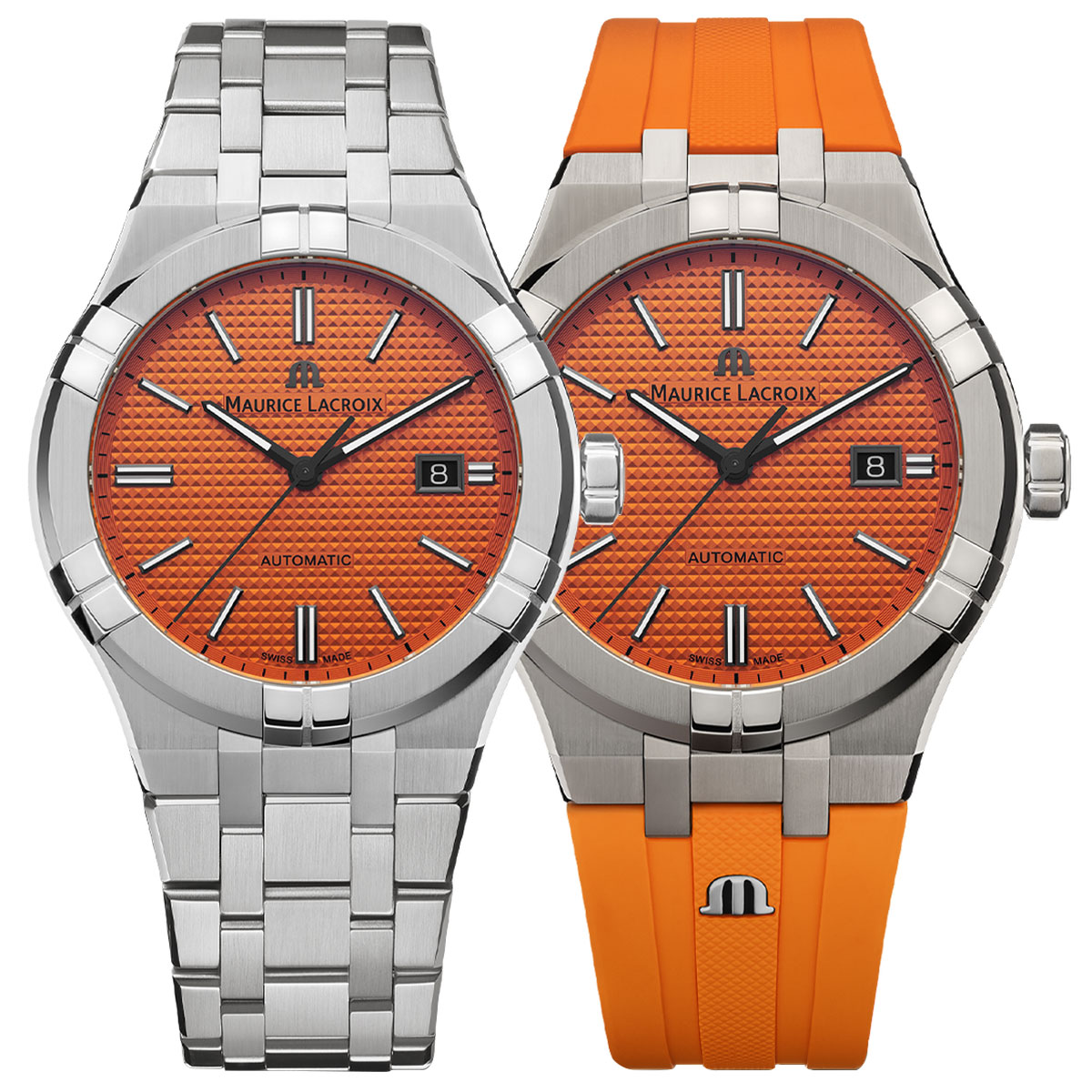 Maurice Lacroix AIKON Automatic ML-AI6008SS00F530-E Erkek Kol Saati ve Yedek Kordon