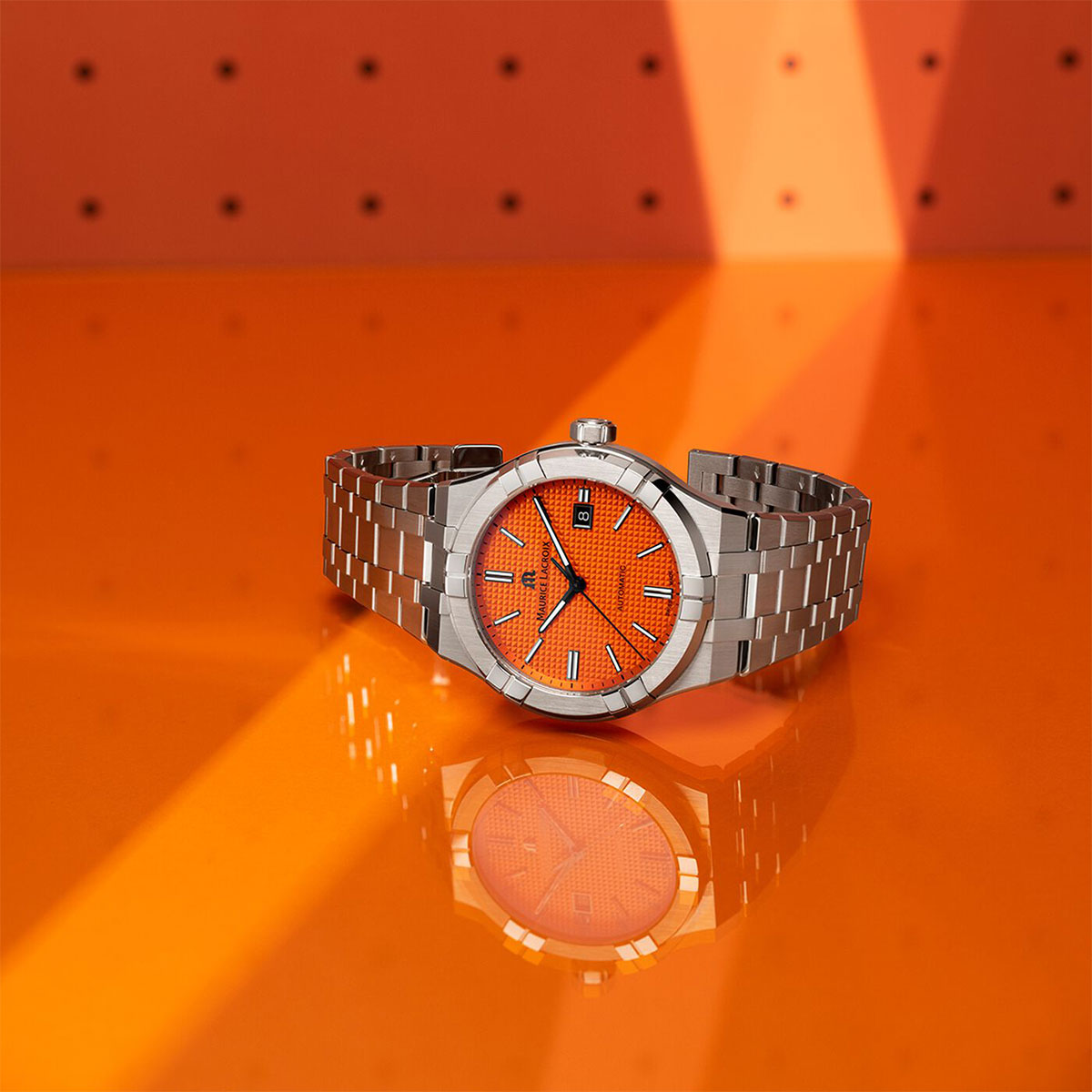 Maurice Lacroix AIKON Automatic ML-AI6008SS00F530-E Erkek Kol Saati ve Yedek Kordon