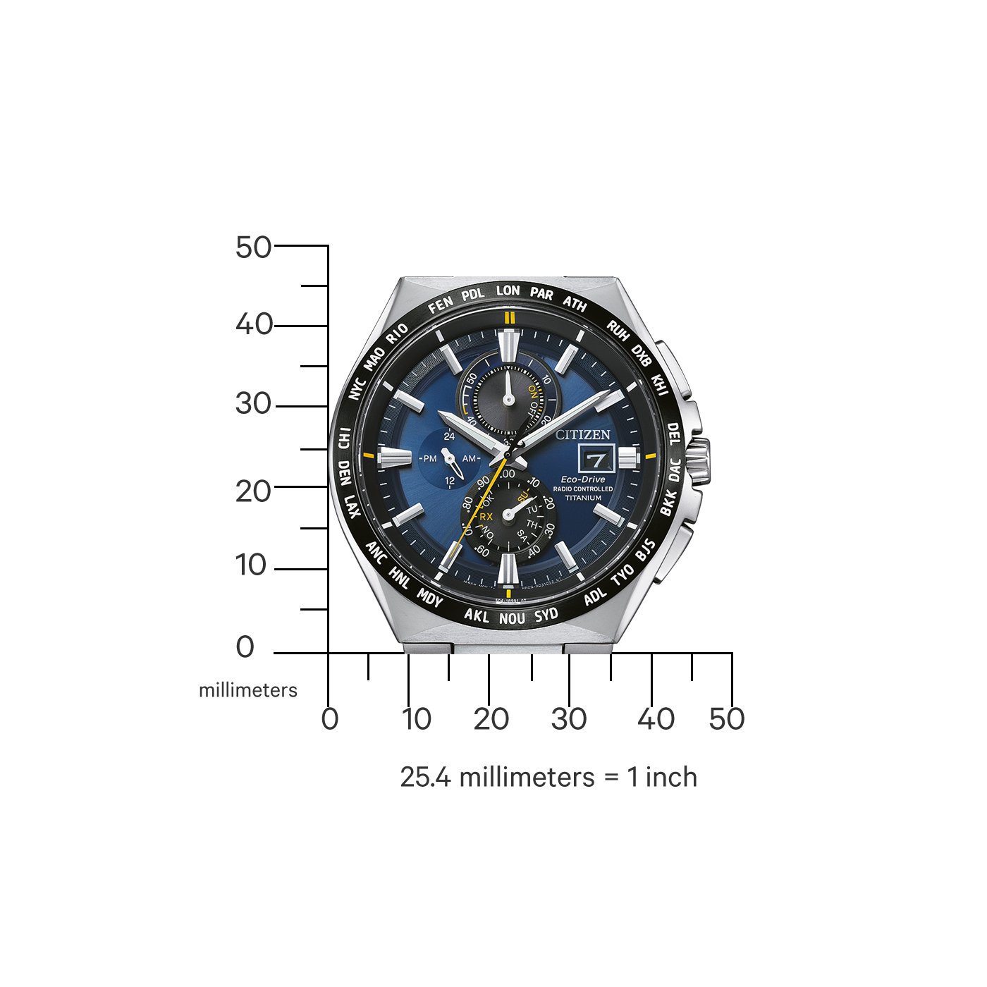 Citizen Eco-Drive Titanyum Radio Controlled AT8234-85L