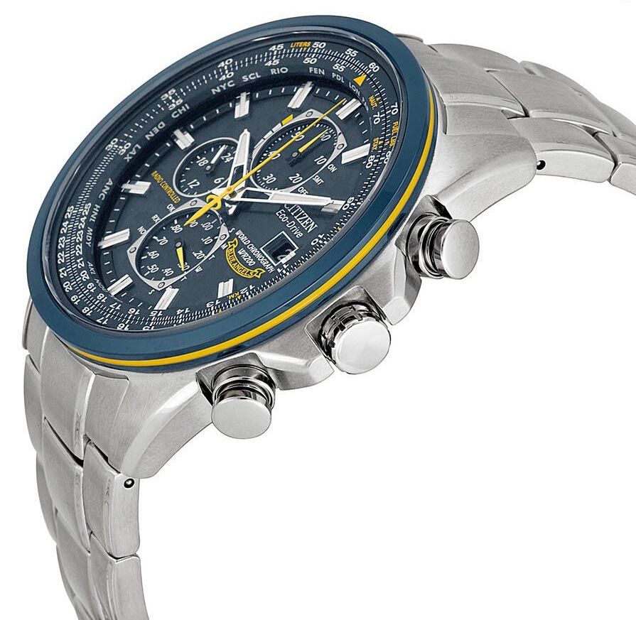 Citizen Eco-Drive Radio Controlled World Choronograh Blue Angeles AT8020-54L