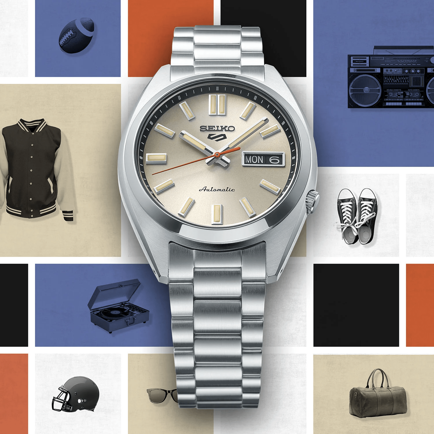 Seiko 5 Sports Automatic SRPK91K Erkek Kol Saati
