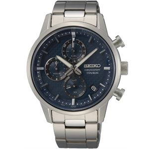 Seiko Chronograph Titanyum SSB387P Erkek Kol Saati