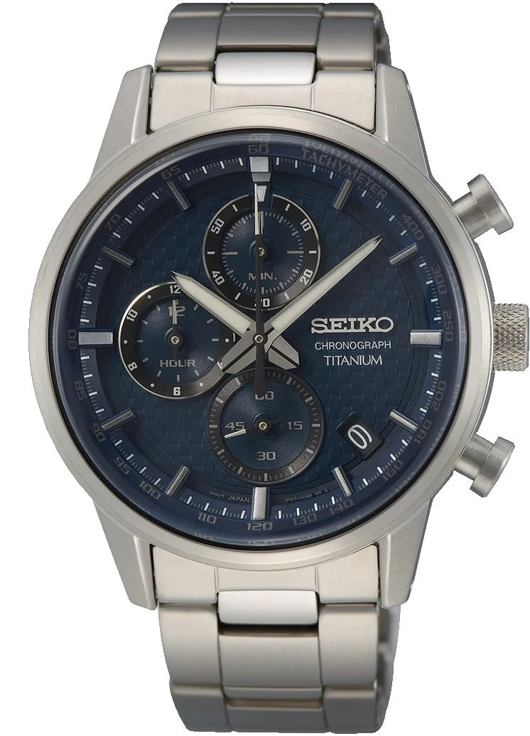Seiko Chronograph Titanyum SSB387P Erkek Kol Saati
