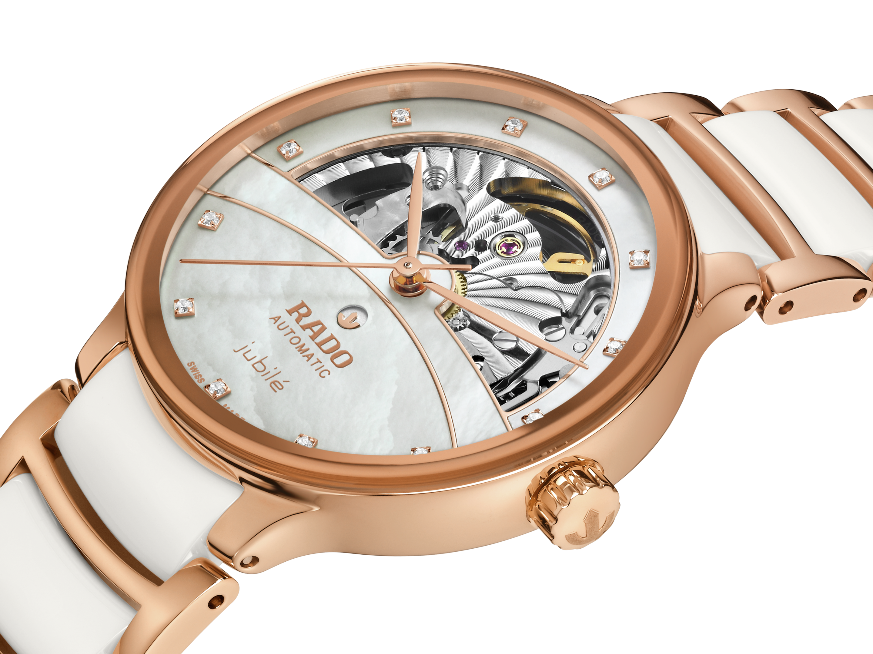 Rado Centrix Automatic Diamonds Open Heart R30029922 Kadın Kol Saati