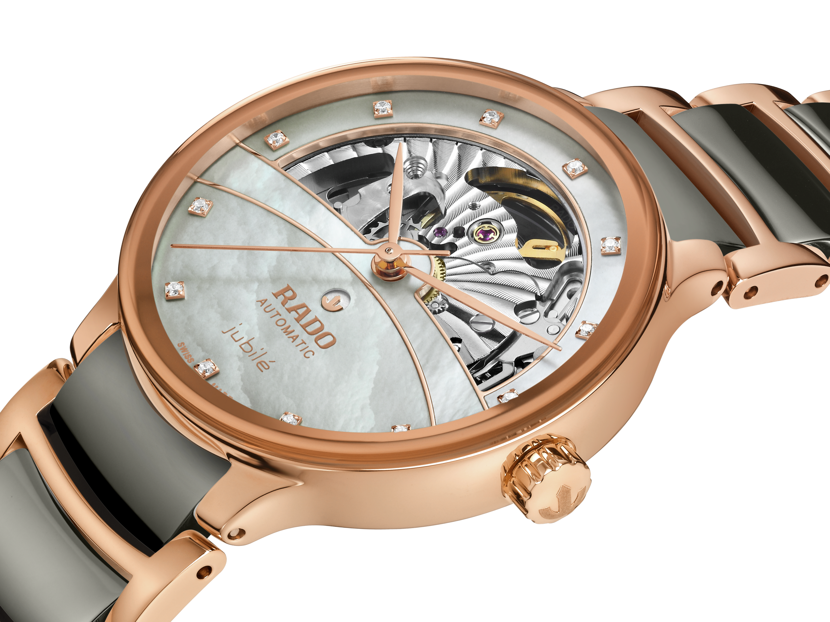 Rado Centrix Automatic Diamonds Open Heart R30029912 Kadın Kol Saati