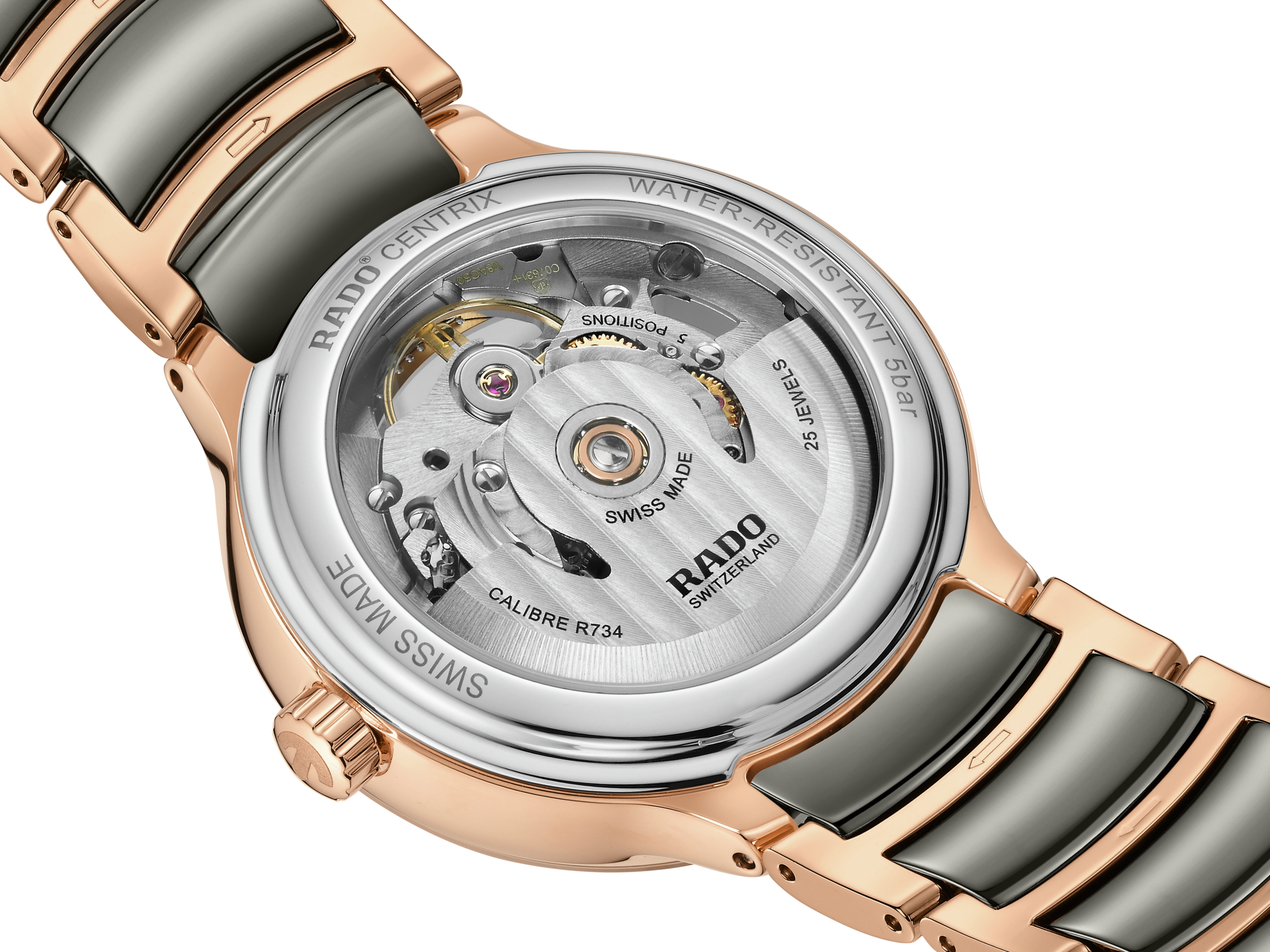 Rado Centrix Automatic Diamonds Open Heart R30029912 Kadın Kol Saati