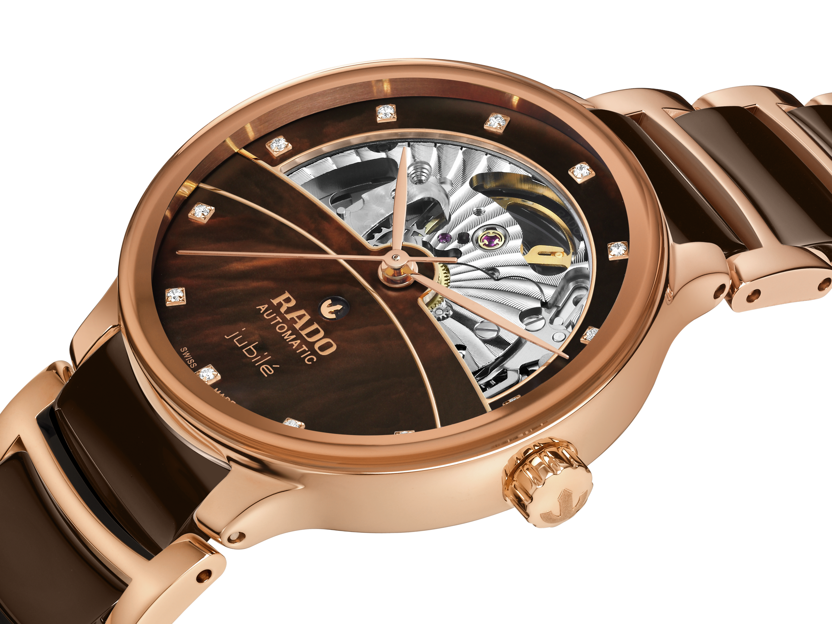 Rado Centrix Automatic Diamonds Open Heart R30029902 Kadın Kol Saati