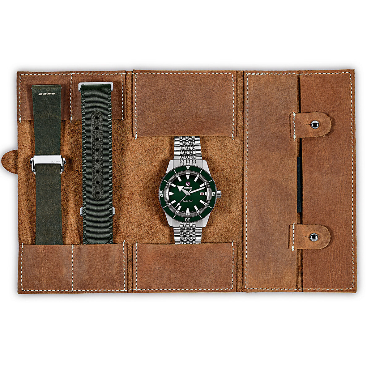 Rado Captain Cook Automatic R32505318 Yedek Kordonlu