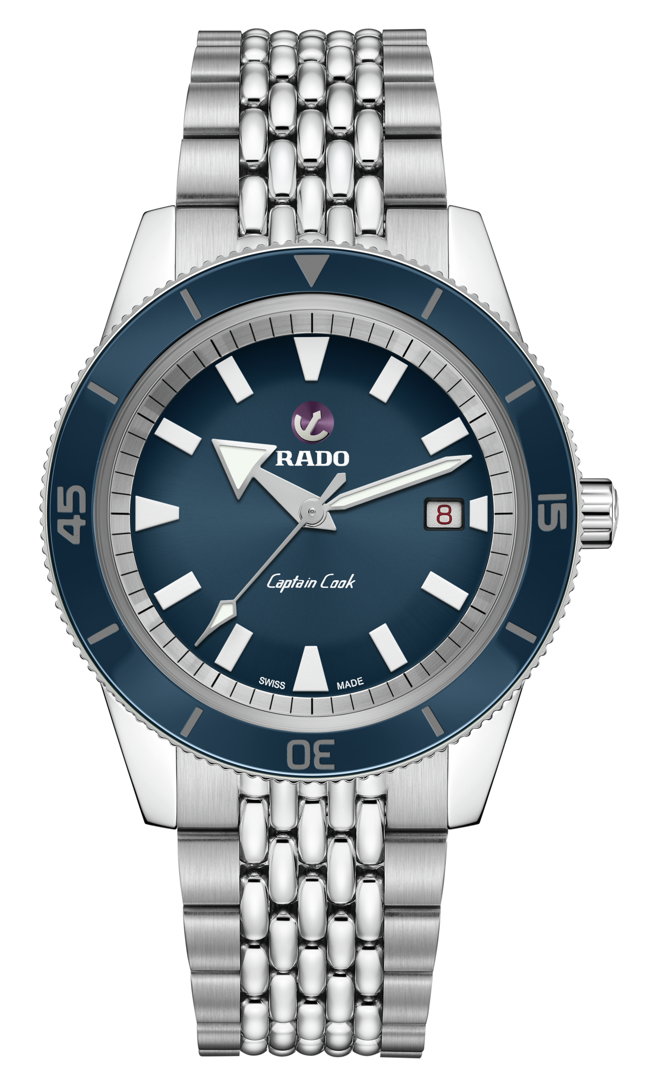 Rado Captain Cook Automatic R32505208 Yedek Kordonlu