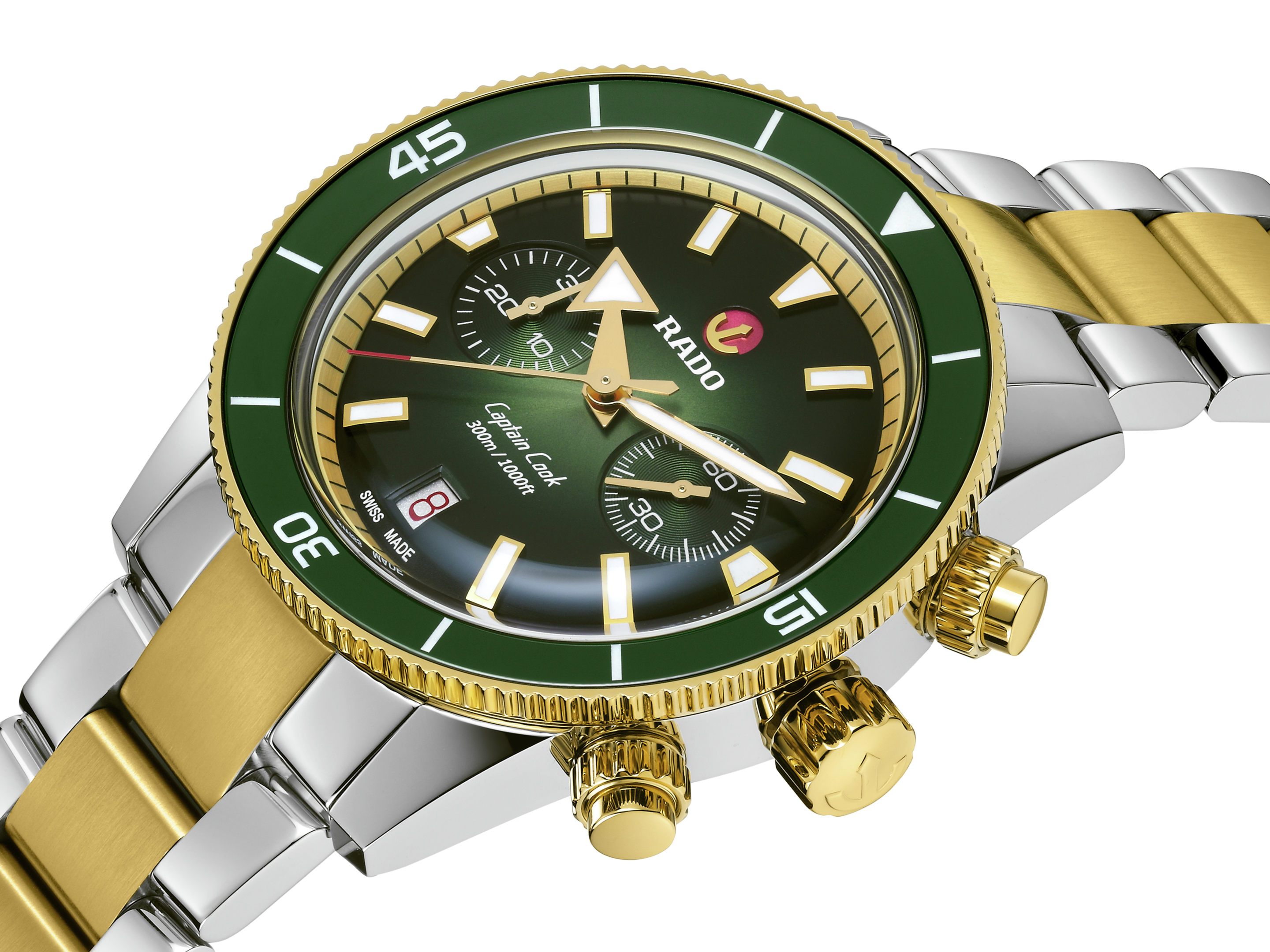 Rado Captain Cook Automatic Chronograph R32151318 Yedek Kordonlu