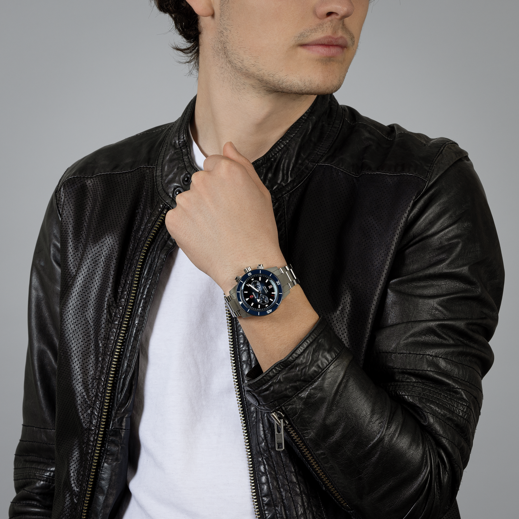 Rado Captain Cook Automatic Chronograph R32145208 Yedek Kordonlu