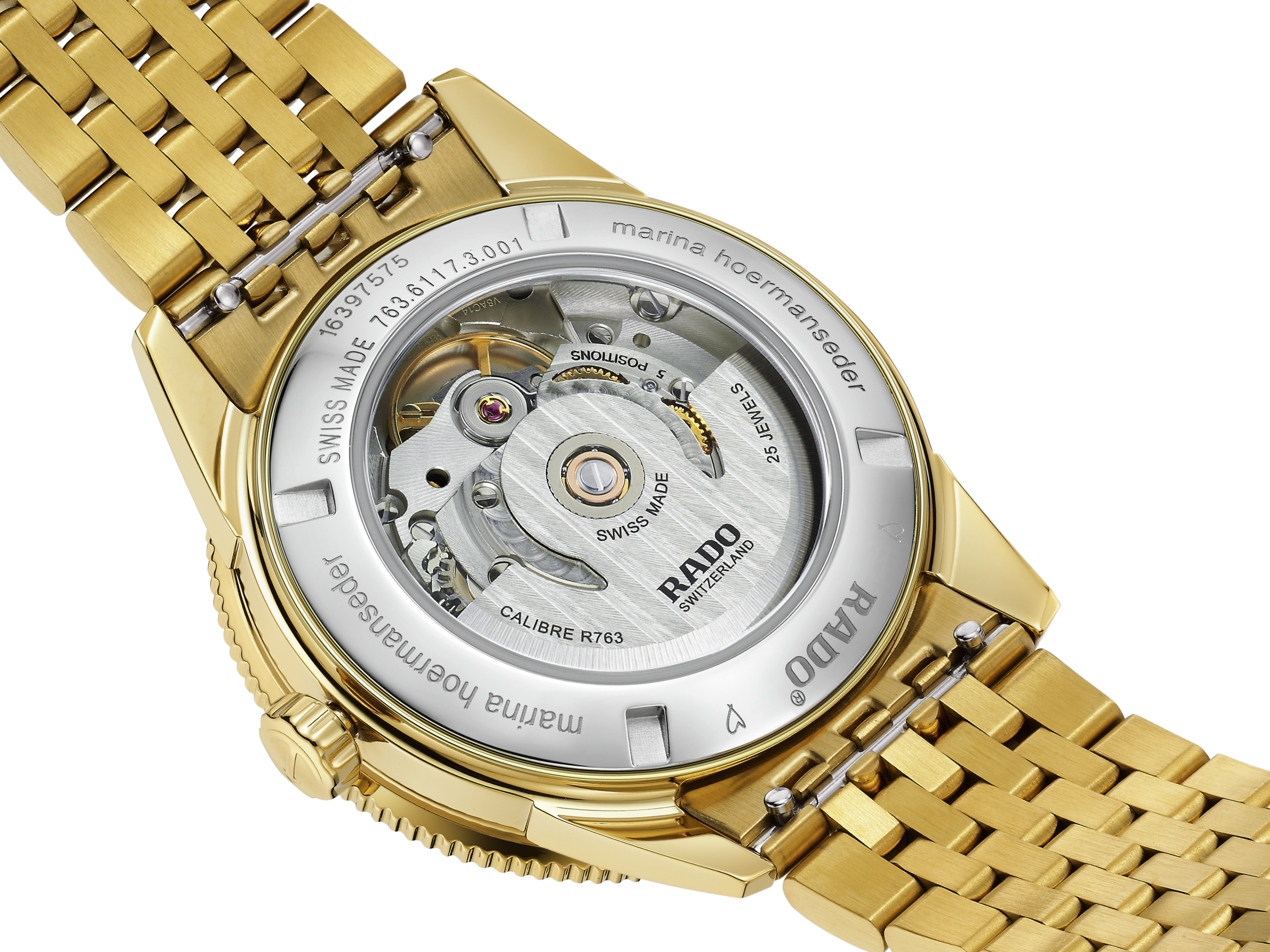 Rado Captain Cook x Marina Hoermanseder Heartbeat R32117708 Yedek Kordonlu