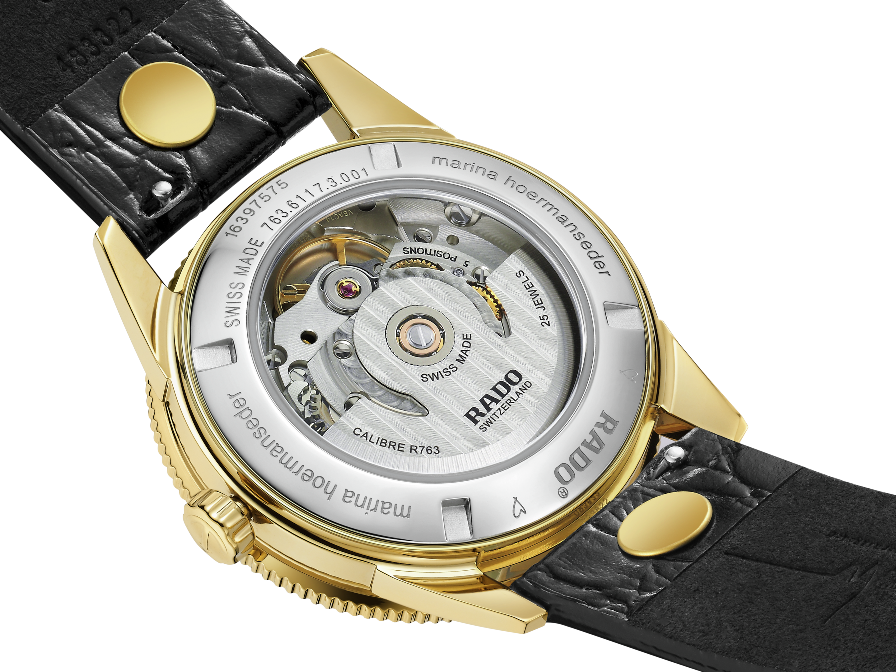 Rado Captain Cook x Marina Hoermanseder Heartbeat R32117708 Yedek Kordonlu
