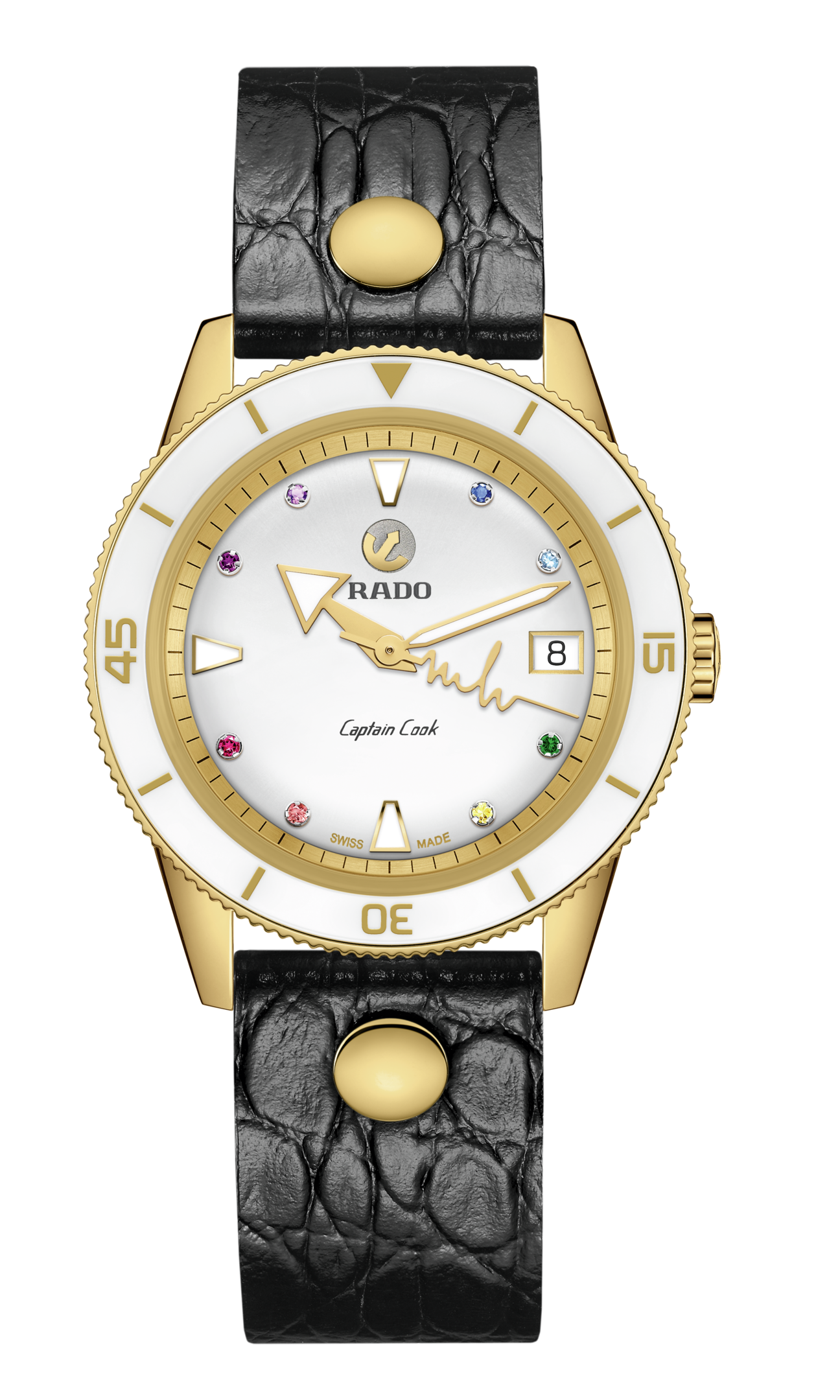 Rado Captain Cook x Marina Hoermanseder Heartbeat R32117708 Yedek Kordonlu