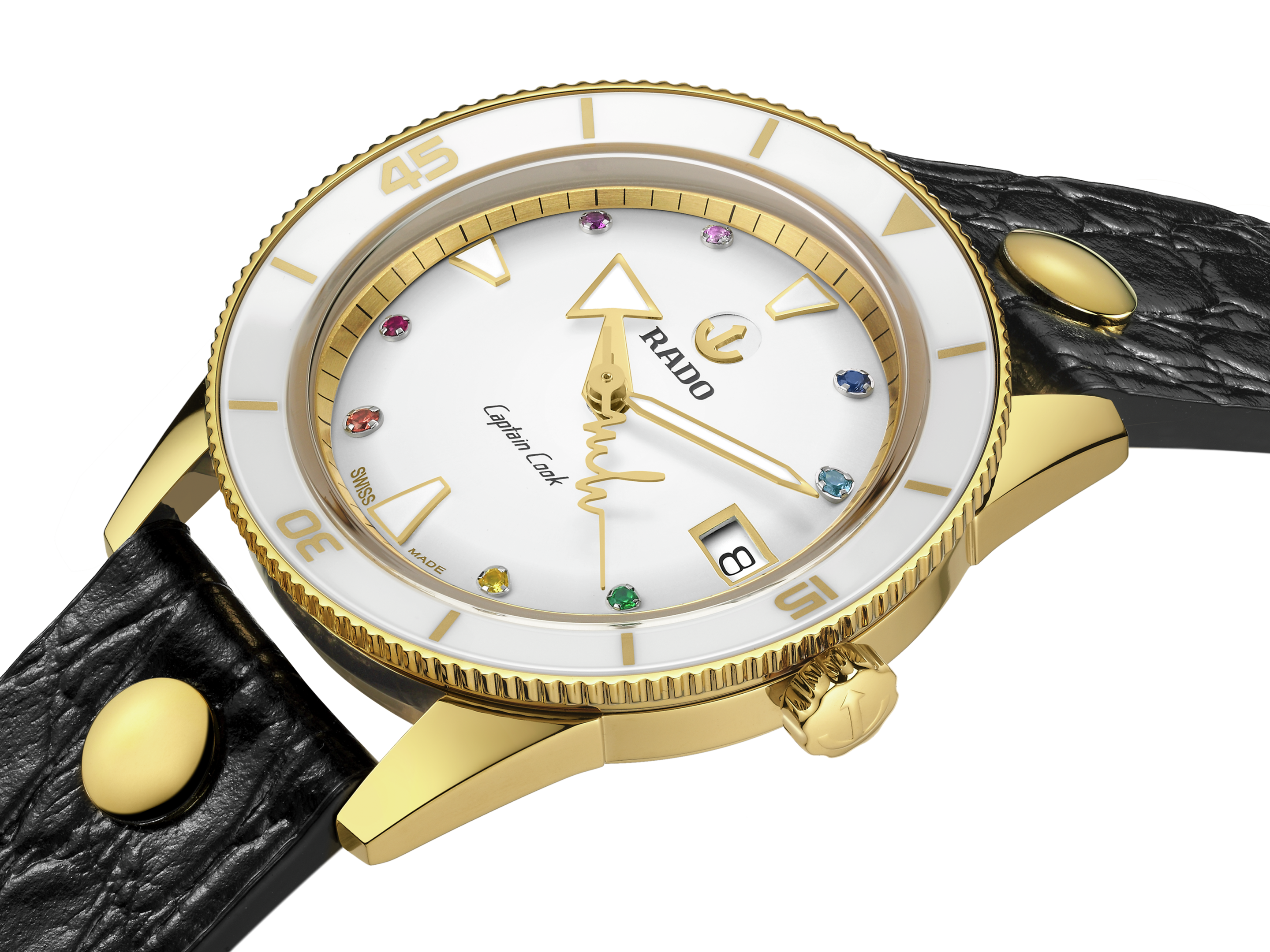 Rado Captain Cook x Marina Hoermanseder Heartbeat R32117708 Yedek Kordonlu