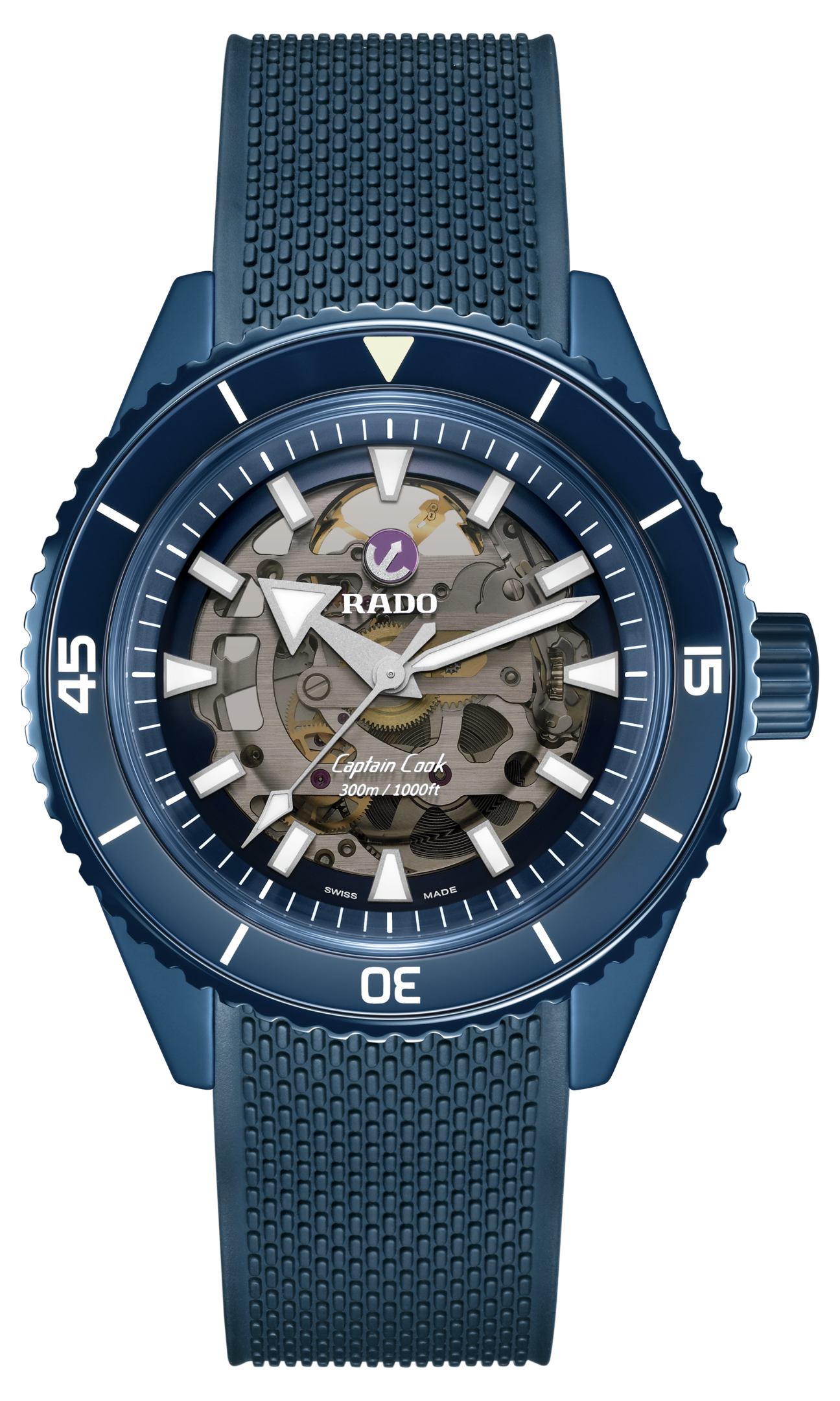 Rado Captain Cook High-Tech Ceramic Skeleton R32153209 Erkek Kol Saati