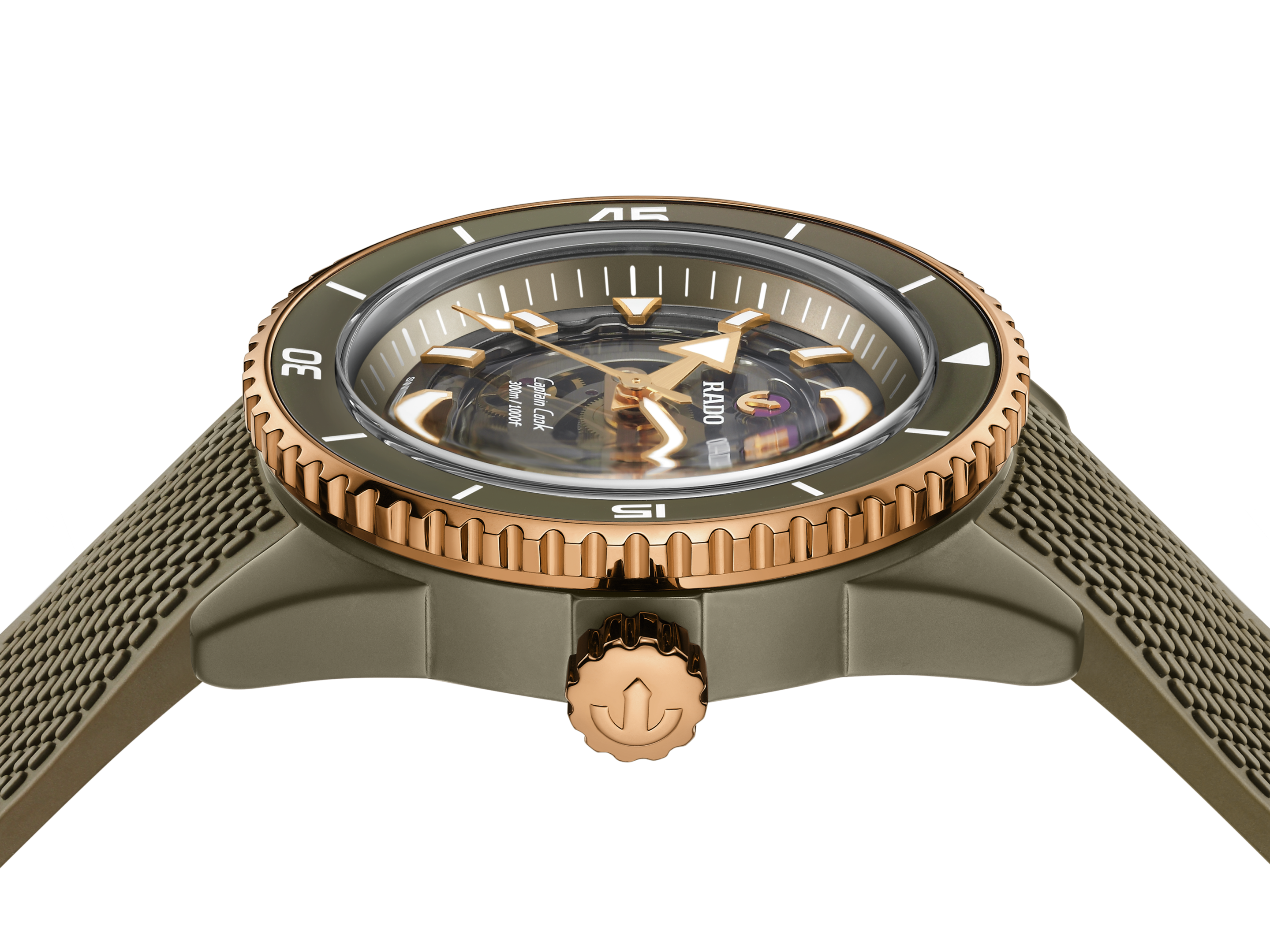 Rado Captain Cook High-Tech Ceramic Skeleton R32150168 Erkek Kol Saati