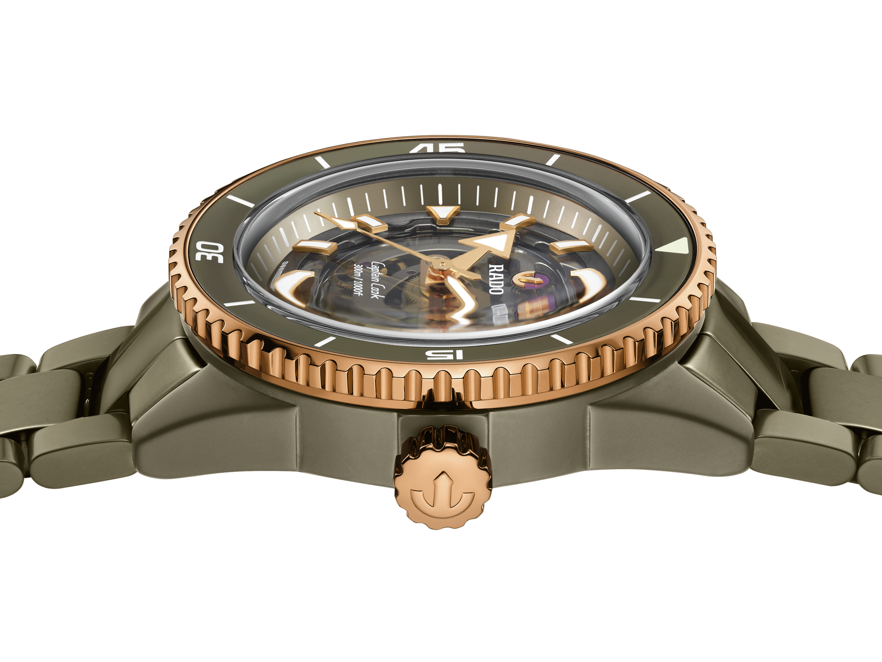 Rado Captain Cook High-Tech Ceramic Skeleton R32150162 Erkek Kol Saati