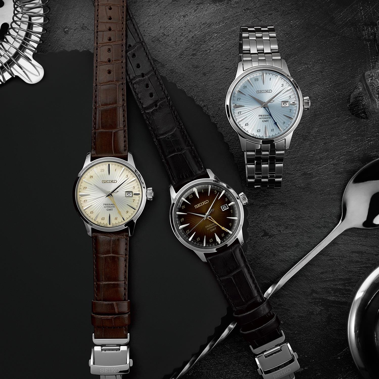 Seiko Presage Automatic GMT SSK041J1 Erkek Kol Saati