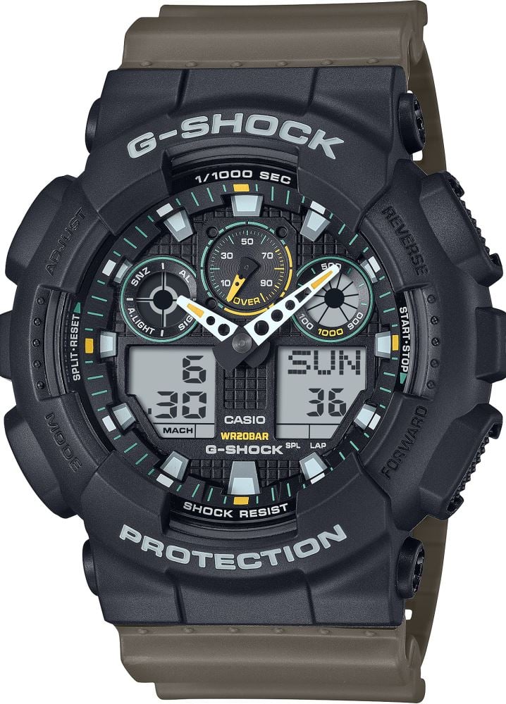 Casio G-SHOCK GA-100TU-1A3DR Erkek Kol Saati