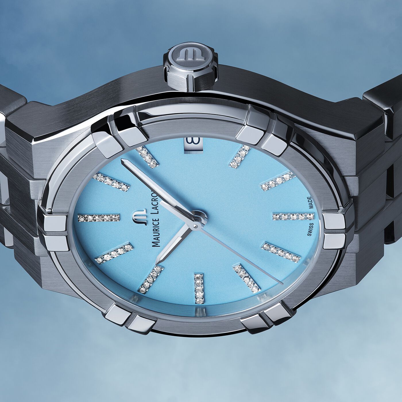 Maurice Lacroix AIKON ML-AI1106SS002450-1 Pırlantalı Kadın Kol Saati