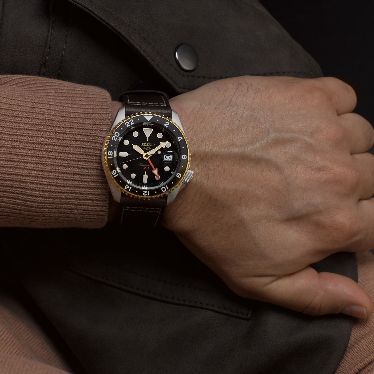 Seiko 5 Sports GMT Automatic SSK036K1 Erkek Kol Saati
