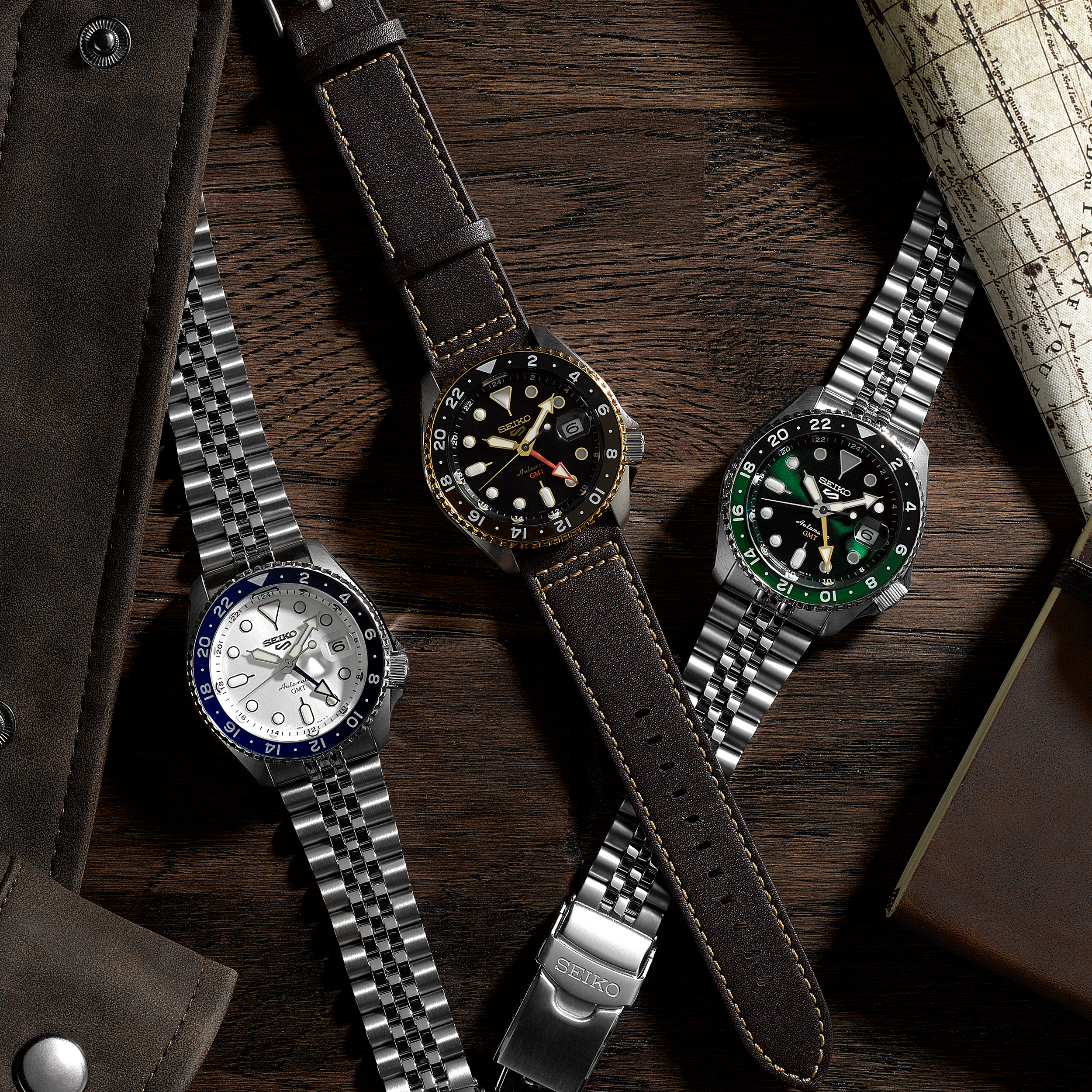 Seiko 5 Sports GMT Automatic SSK033K1 Erkek Kol Saati