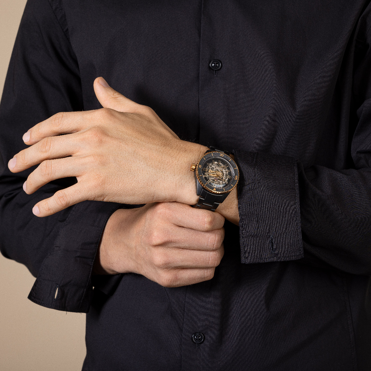Rado Captain Cook High-Tech Ceramic Skeleton R32192152 Erkek Kol Saati