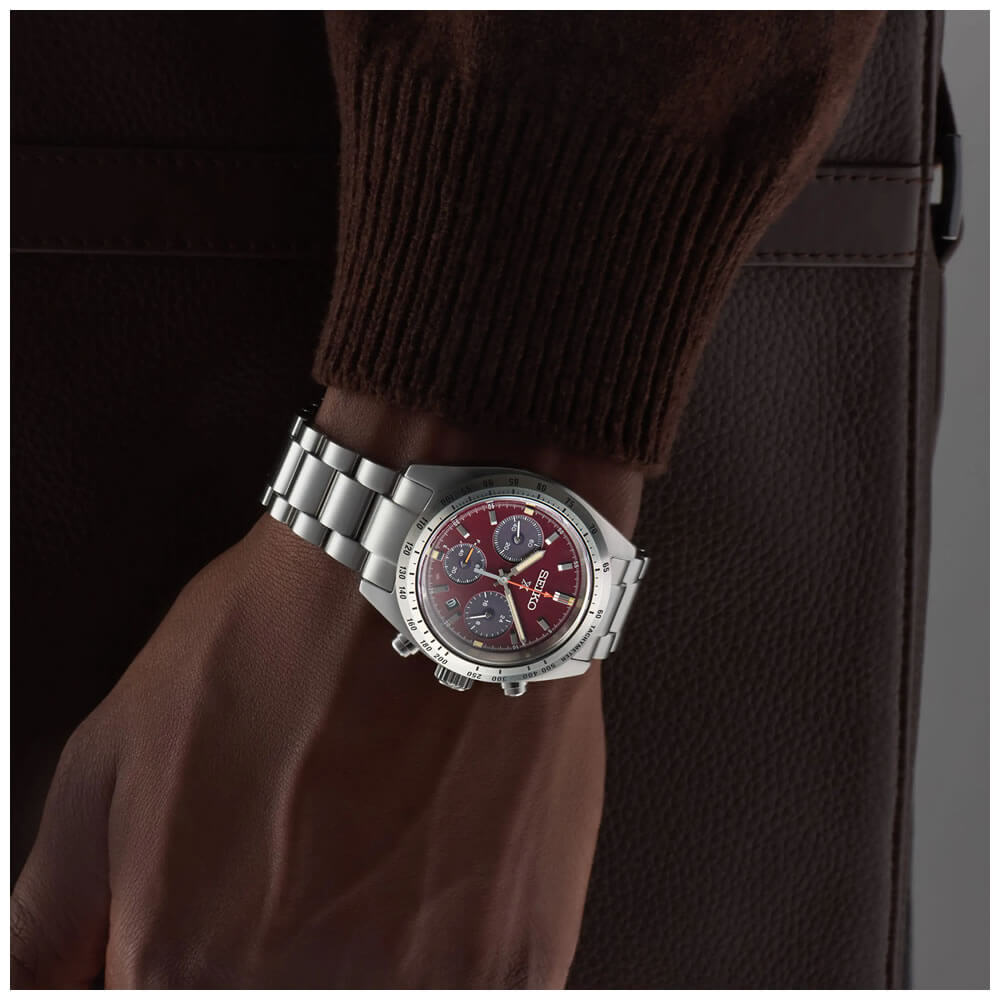 Seiko Prospex Solar Speedtimer Factory Red SSC953P1 Limited Edition