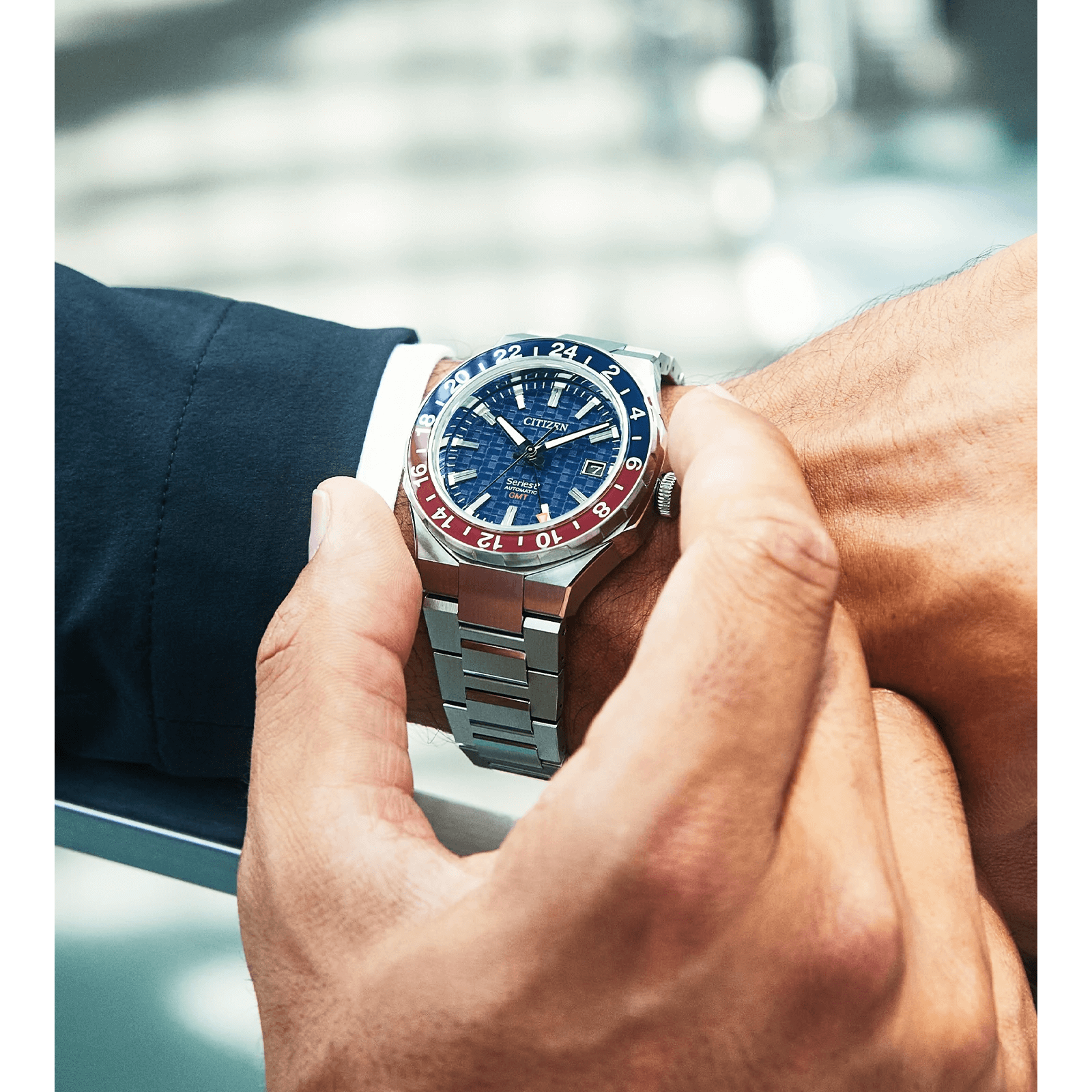 Citizen Series8 Automatic GMT NB6030-59L Erkek Kol Saati