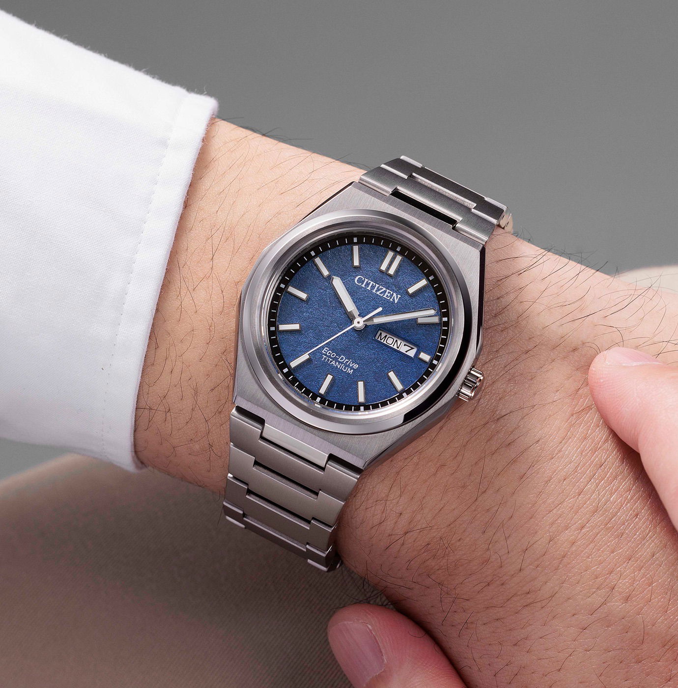 Citizen Eco-Drive Zenshin Super Titanium AW0130-85LE Erkek Kol Saati