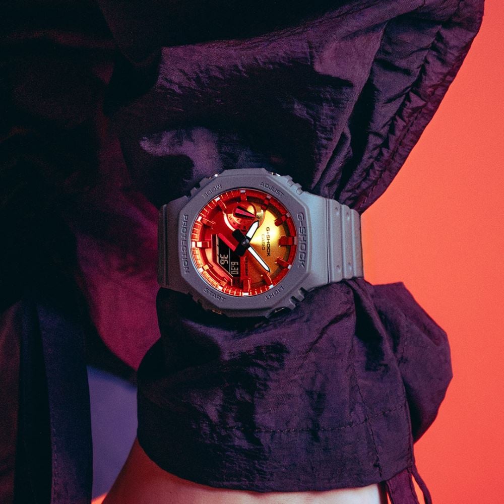 Casio G-SHOCK GA-2100FL-8ADR Erkek Kol Saati