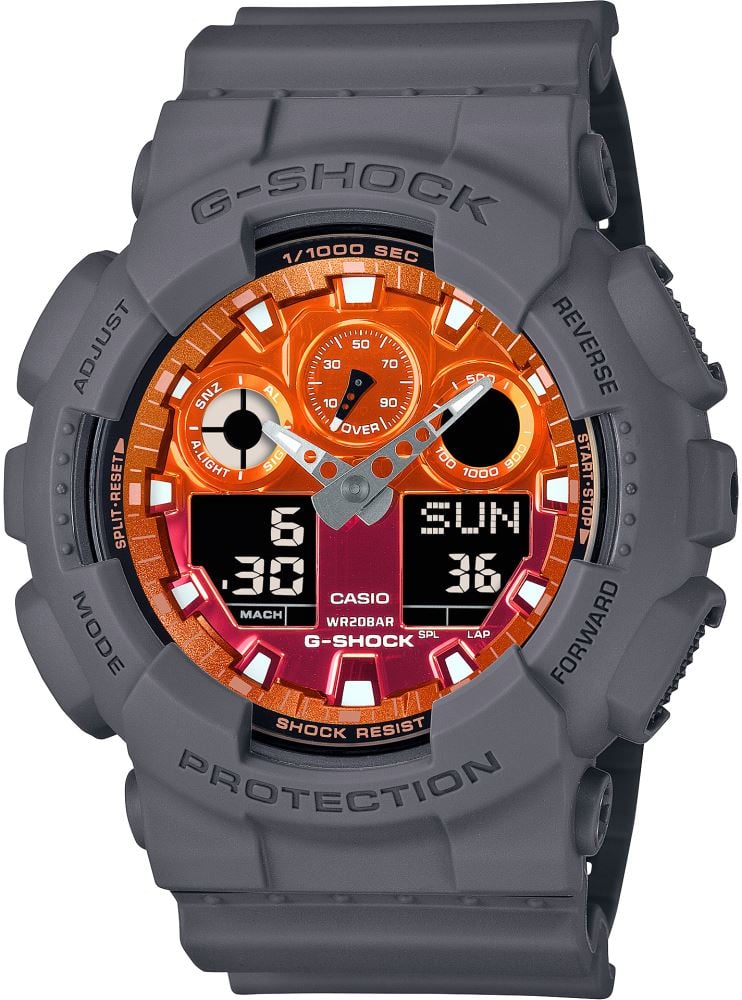 Casio G-SHOCK GA-100FL-8ADR Erkek Kol Saati