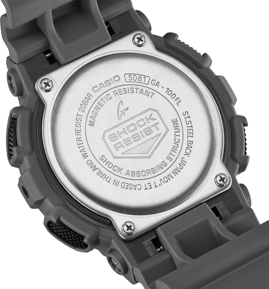 Casio G-SHOCK GA-100FL-8ADR Erkek Kol Saati