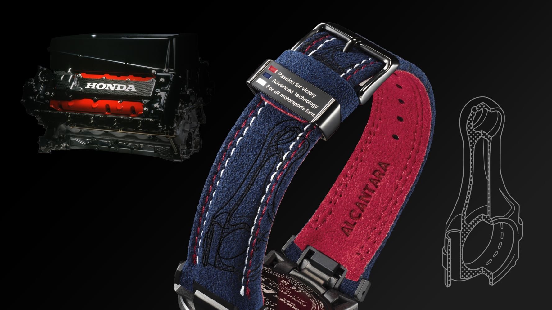 Casio Edifice Honda RACING Solar ECB-2000HR-1ADR Bluetooth Kol Saati